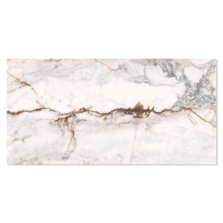 Marmor Klinker Rosata Vit Polerad 90x180 cm-1